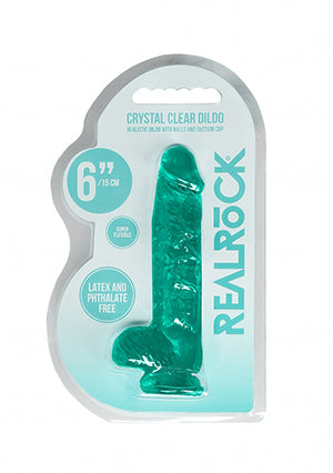 RealRock 6'' Realistic Dildo With Balls - Club X