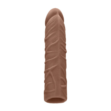 REALROCK 7'' Penis Extender - Tan - Tan 17.8 cm Penis Extension Sleeve Shots Toys