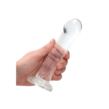 REALROCK Non Realistic Dildo With Suction Cup - 17 cm - Clear 17 cm Dong Shots Toys