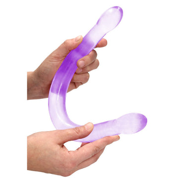 REALROCK Non Realistic Double Dong 17'' - Purple 42 cm Double Dong Shots Toys