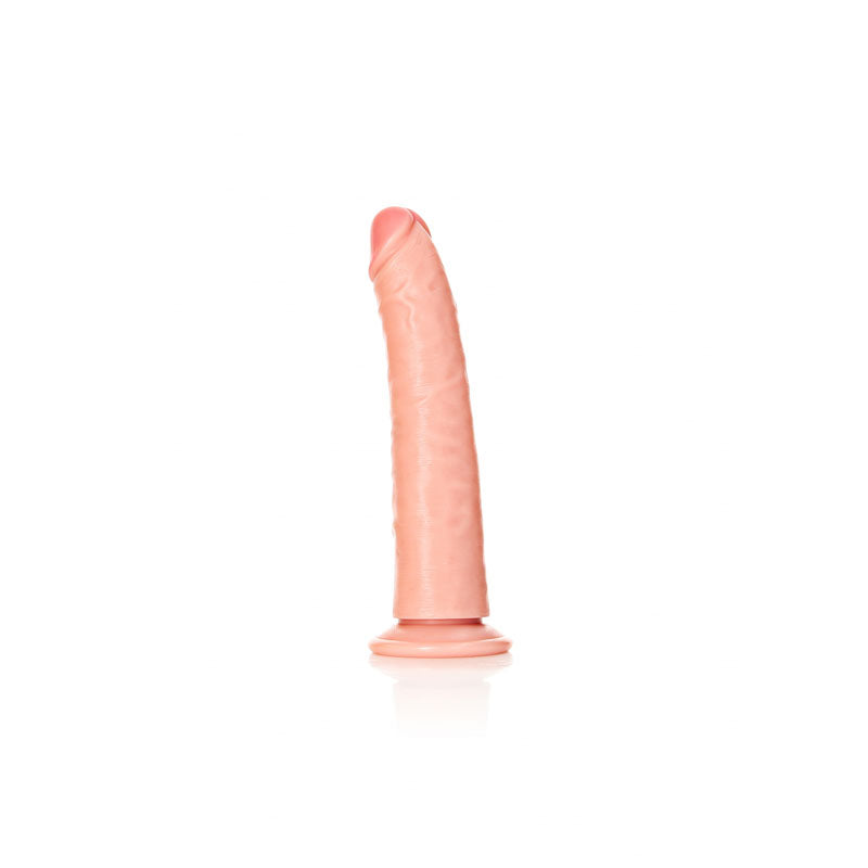 Realrock Realistic Slim Dildo with Suction cup 8" - Club X