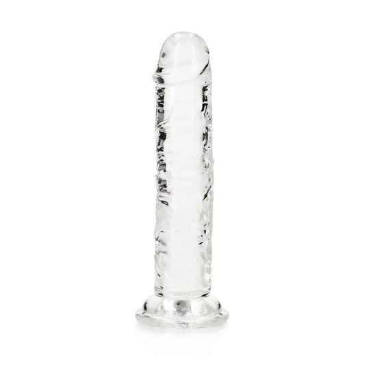 REALROCK 15.5 cm Straight Dildo - Clear - Clear 15.5 cm (6'') Dong Clear - Club X