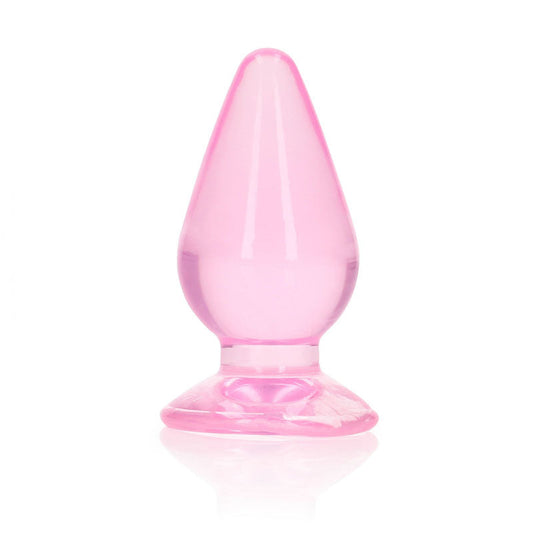 REALROCK 9 cm Anal Plug - Pink - Pink 9 cm (3.5'') Butt Plug Shots Toys