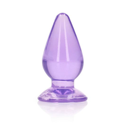 Real Rock Crystal Clear 3.5" Anal Plug - Club X