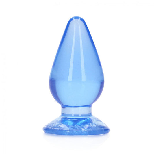 REALROCK 11.5 cm Anal Plug - Blue - Blue 11.5 cm (4.5'') Butt Plug Blue - Club X