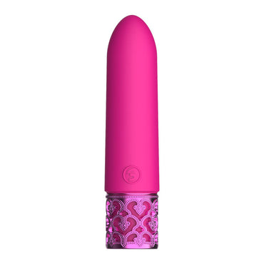 ROYAL GEMS Imperial - Silicone Rechargeable Bullet - Pink 10 cm USB Rechargeable Bullet Shots Toys