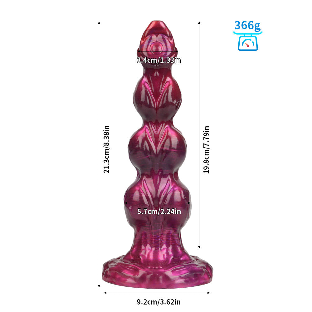 Crimson Seraph Rod – Alien Knot Dildo by Club X