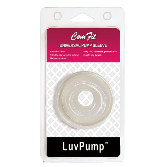 LuvPump ComFit Silicone Sleeve - White - White Universal Penis Pump Sleeve LuvPump