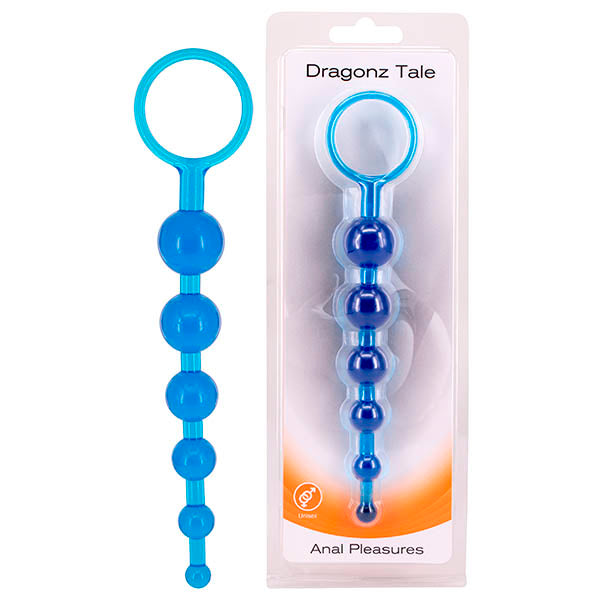 Seven Creations Dragonz Tale - Blue 20.5 cm Anal Beads Seven Creations