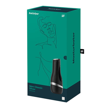 Satisfyer Men Classic - Black/Silver Stroker Satisfyer
