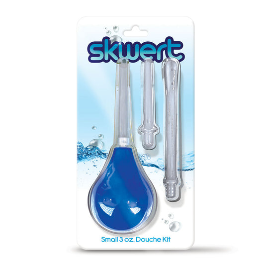 Skwert Small 3 oz Douche Kit - Blue 90 ml Unisex Douche Kit Blue - ClubX