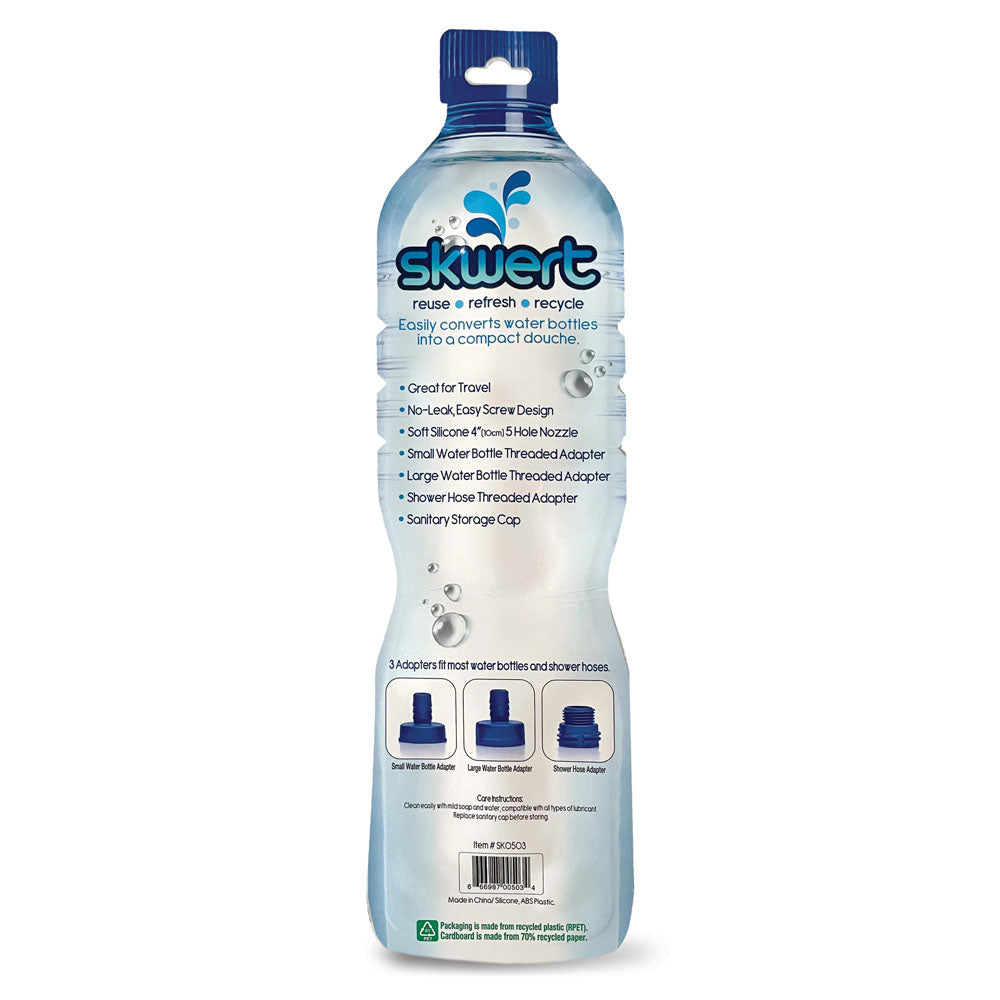 Skwert 5 Piece Water Bottle Douche Kit - 5 Piece Water Bottle Douche Adapter Kit C1 Releasing