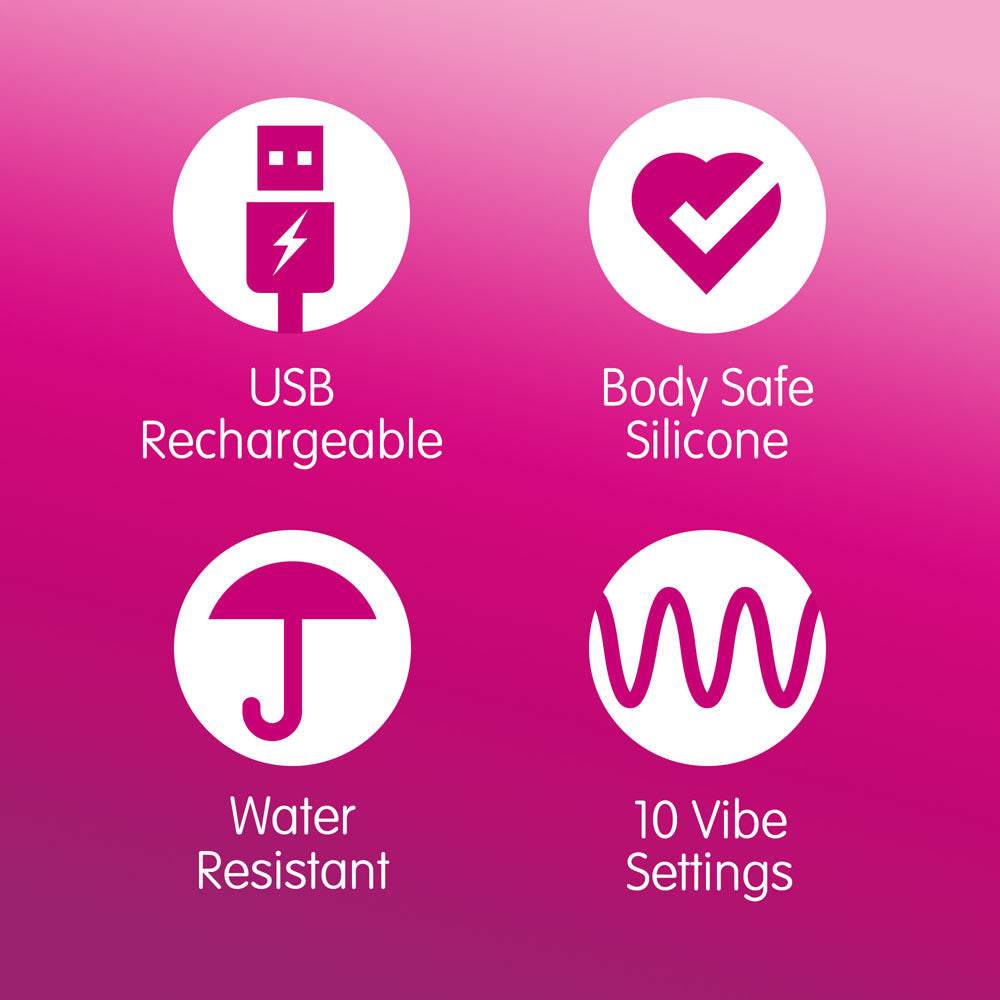 Skins Super Excite Rechargeable Pink Bullet - Pink USB Rechargeable Bullet Creative Conceptions