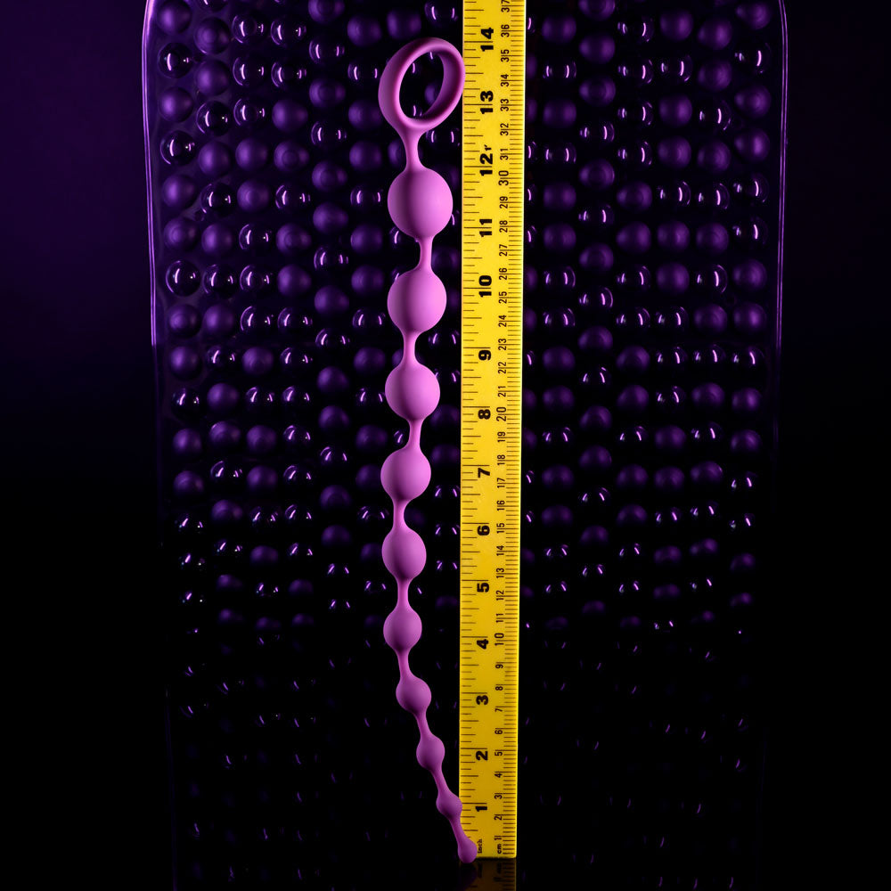 Selopa BEADED ADVENTURE - Purple 35.5 cm Anal Beads Selopa
