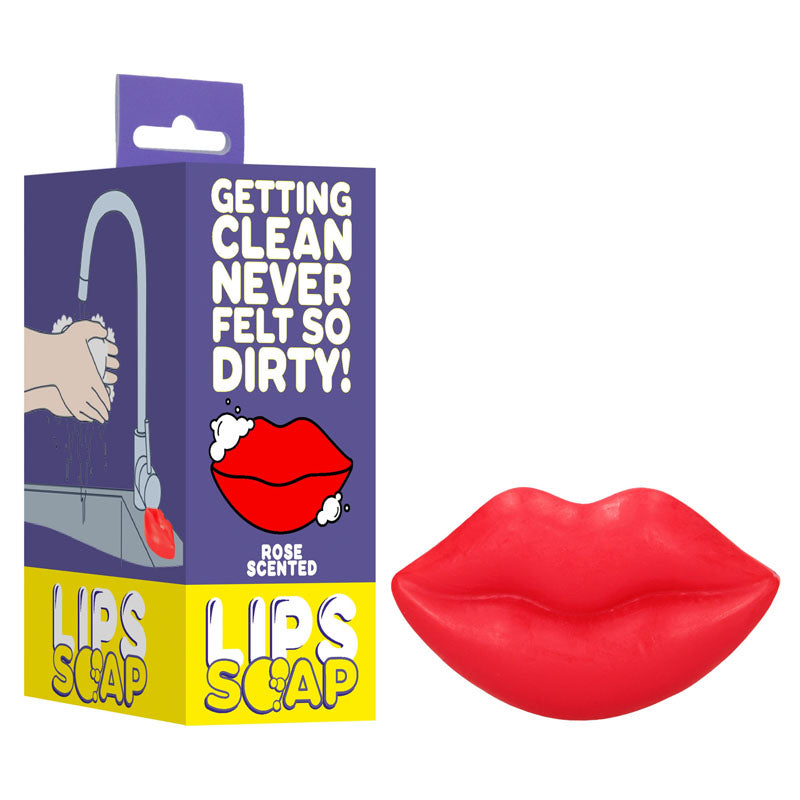 S-LINE Kiss Soap - Rose Scented Novelty Soap Red - Club X