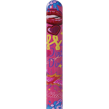 S-LINE Kaotix Pop Art - Pink 17.8 cm USB Rechargeable Vibrator Shots Toys