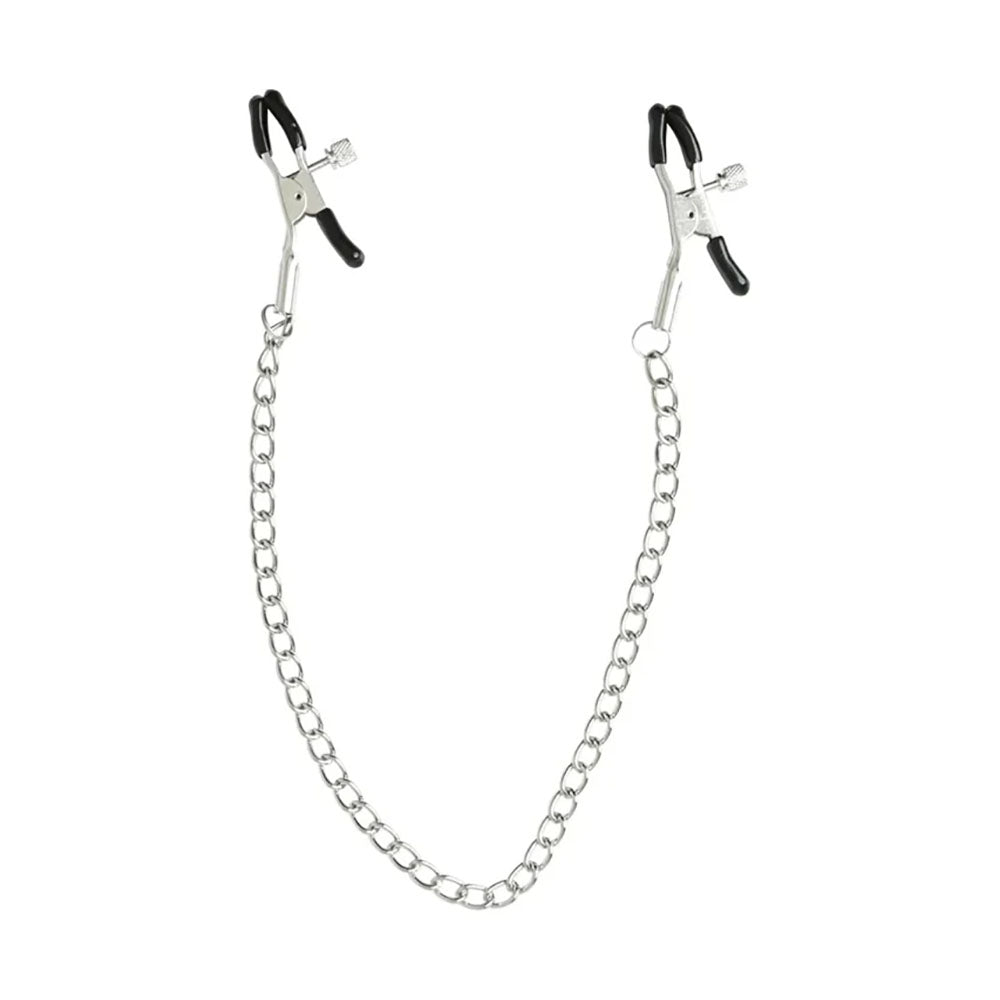Sex & Mischief Chained Nipple Clamps - Club X