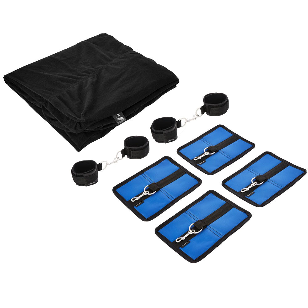SPORTSHEETS The Sportsheet - Queen - Bed Restraint Play System - Fits Queen Size Bed Sportsheets