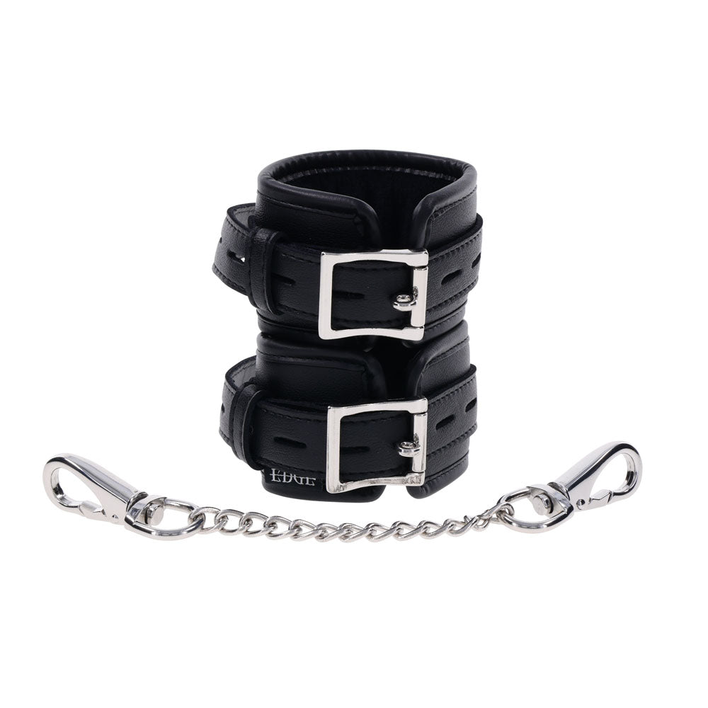 EDGE Handcuffs - Black Restraints Sportsheets