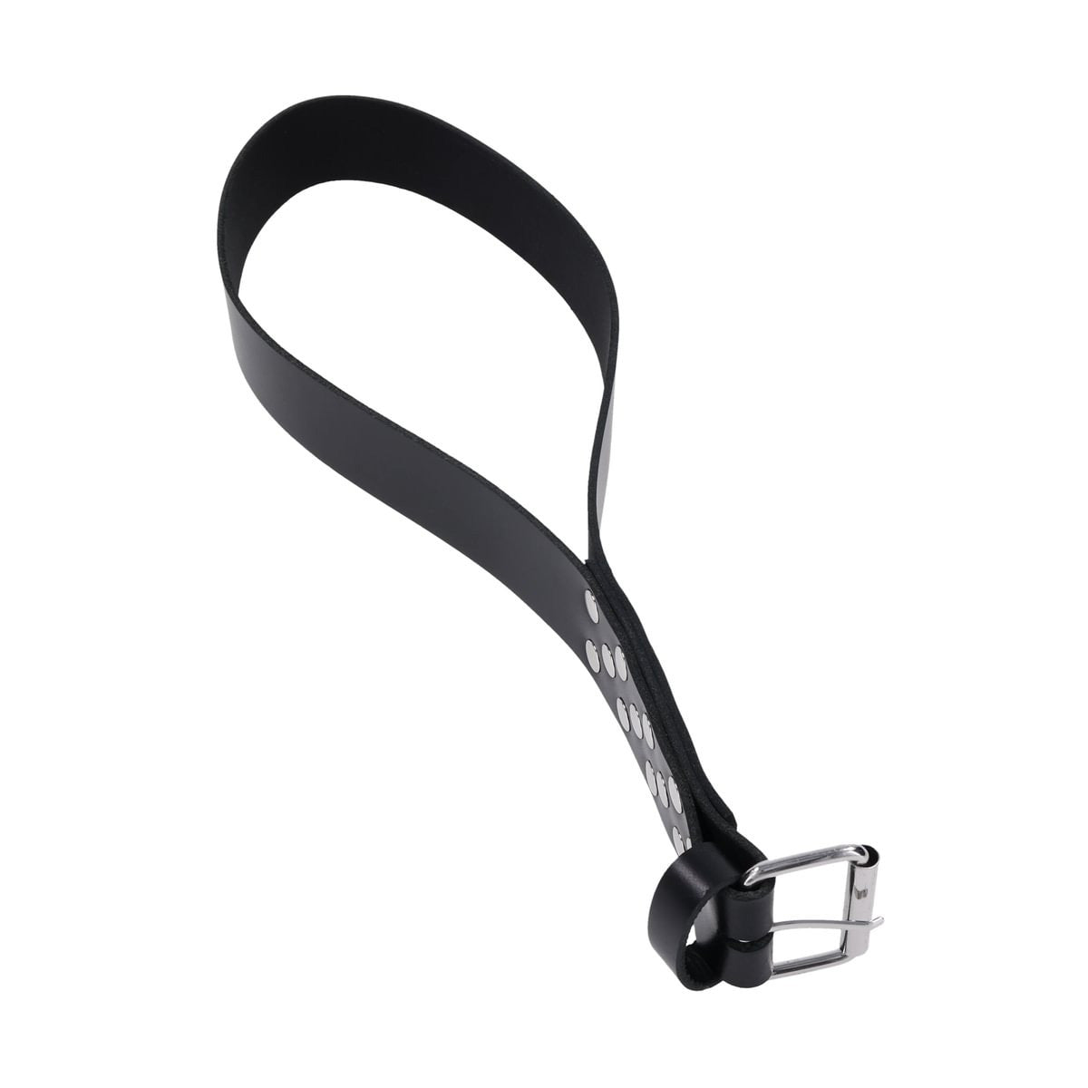 EDGE Leather Belt Spanker - Black Spanking Whip Sportsheets