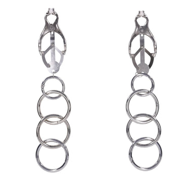 EDGE Tuggable Clover Clamps - Metal Nipple Restraints Sportsheets