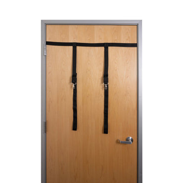 EDGE Adjustable Door Restraints - Black Restraints (Cuffs not included) Sportsheets