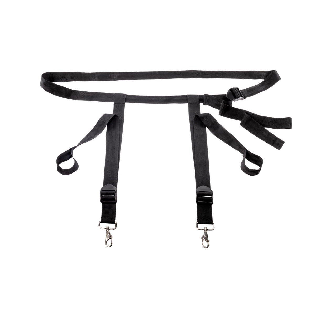 EDGE Adjustable Door Restraints - Black Restraints (Cuffs not included) Sportsheets