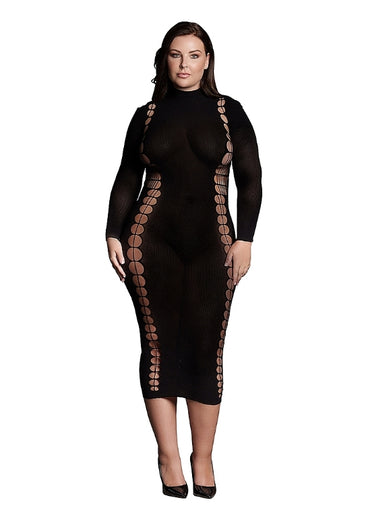 La' Desir Shade Carme Dress with Turtleneck - Club X