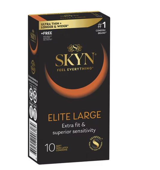 Skyn Elite large Condoms - Club X