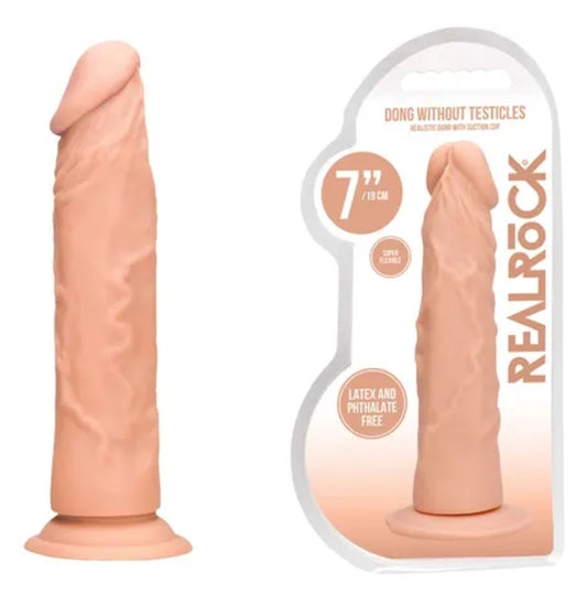 Realrock Realistic 7" Flesh Dildo - Club X