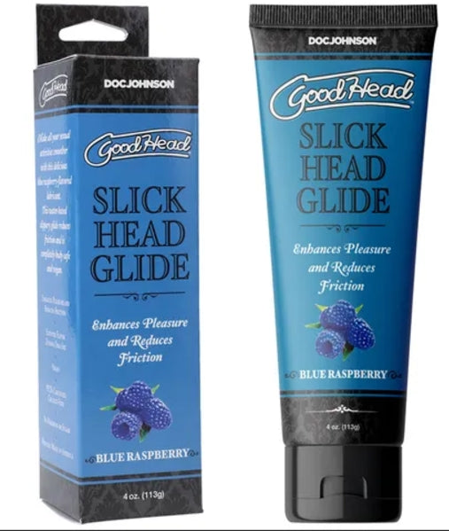 GoodHead Slick Head Glide Blue Raspberry 120ml - Club X