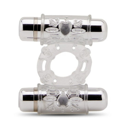 Nu Sensuelle Double Action Vibrating Cockring - Club X