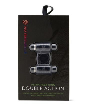 Nu Sensuelle Double Action Vibrating Cockring - Club X
