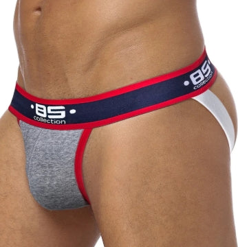 Club Jox 85 Collection Solid Pouch Grey Jockstrap - Club X