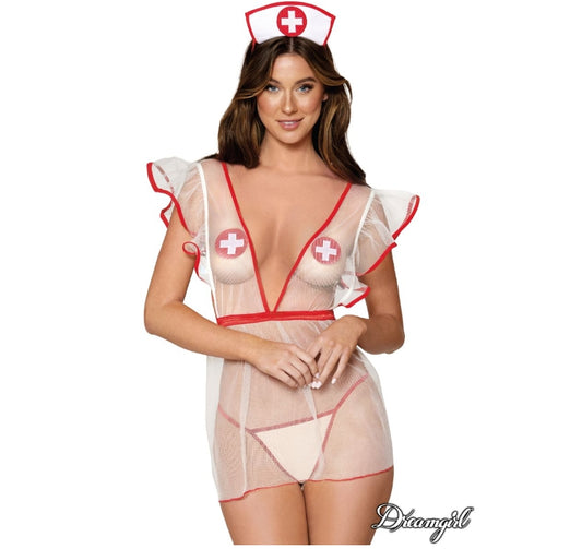 Nurse Me Good Nurse Costume - Club X
