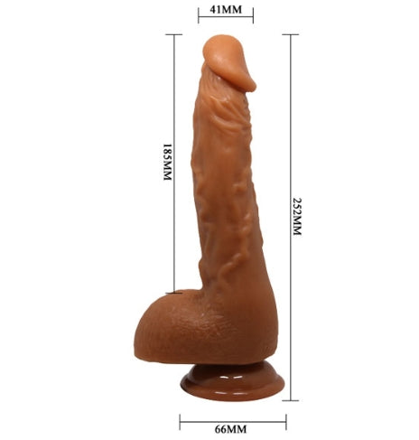 Beautiful Encounter Jason 9.9" Light Brown Dildo Beautiful Encounter