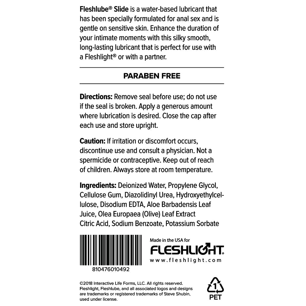 Fleshlube Slide 4 oz / 100 ml - Club X