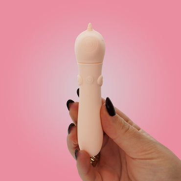 Unihorn - USB Bullet - Heart Throb - Coral USB Rechargeable Vibrating Bullet Creative Conceptions