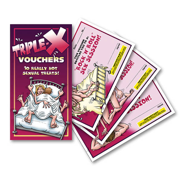 Triple-X Vouchers - Set of 10 Vouchers Ozze