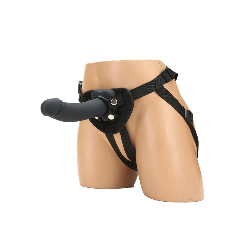 WhipSmart Heartbreaker 7'' Heart Base Dildo - Black 17.8 cm Dong with Heart Shaped Base WhipSmart