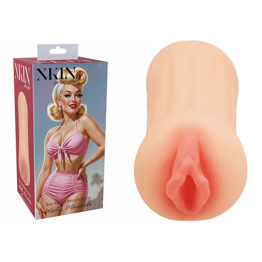 XKIN PinUp Girls - Molly Blowtide - Flesh 12 cm Vagina Stroker Shots Toys