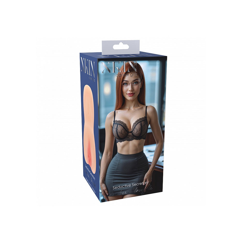 XKIN Career Girls - Amber Blowfile - Flesh 13.5 cm Vagina Stroker Shots Toys