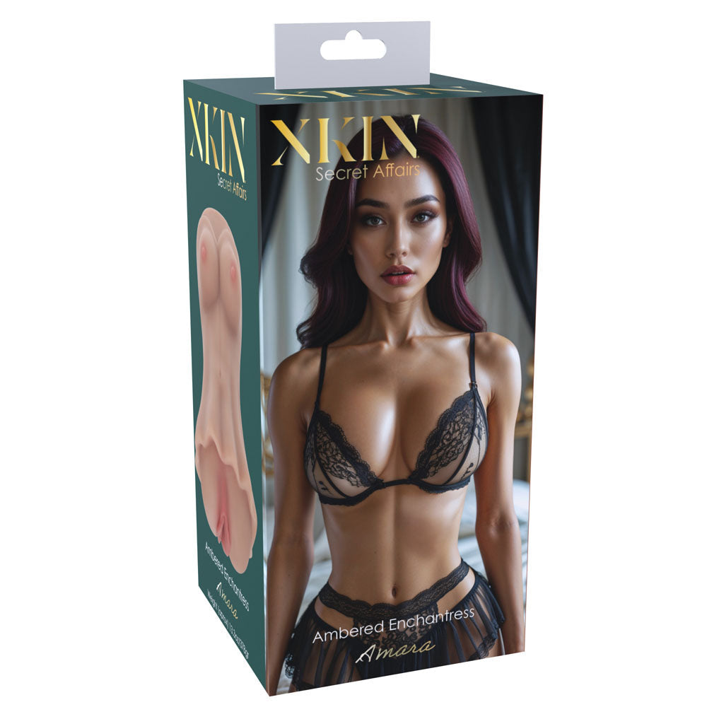 XKIN Secret Affairs - Amara - Tan 15 cm Vagina Stroker Shots Toys