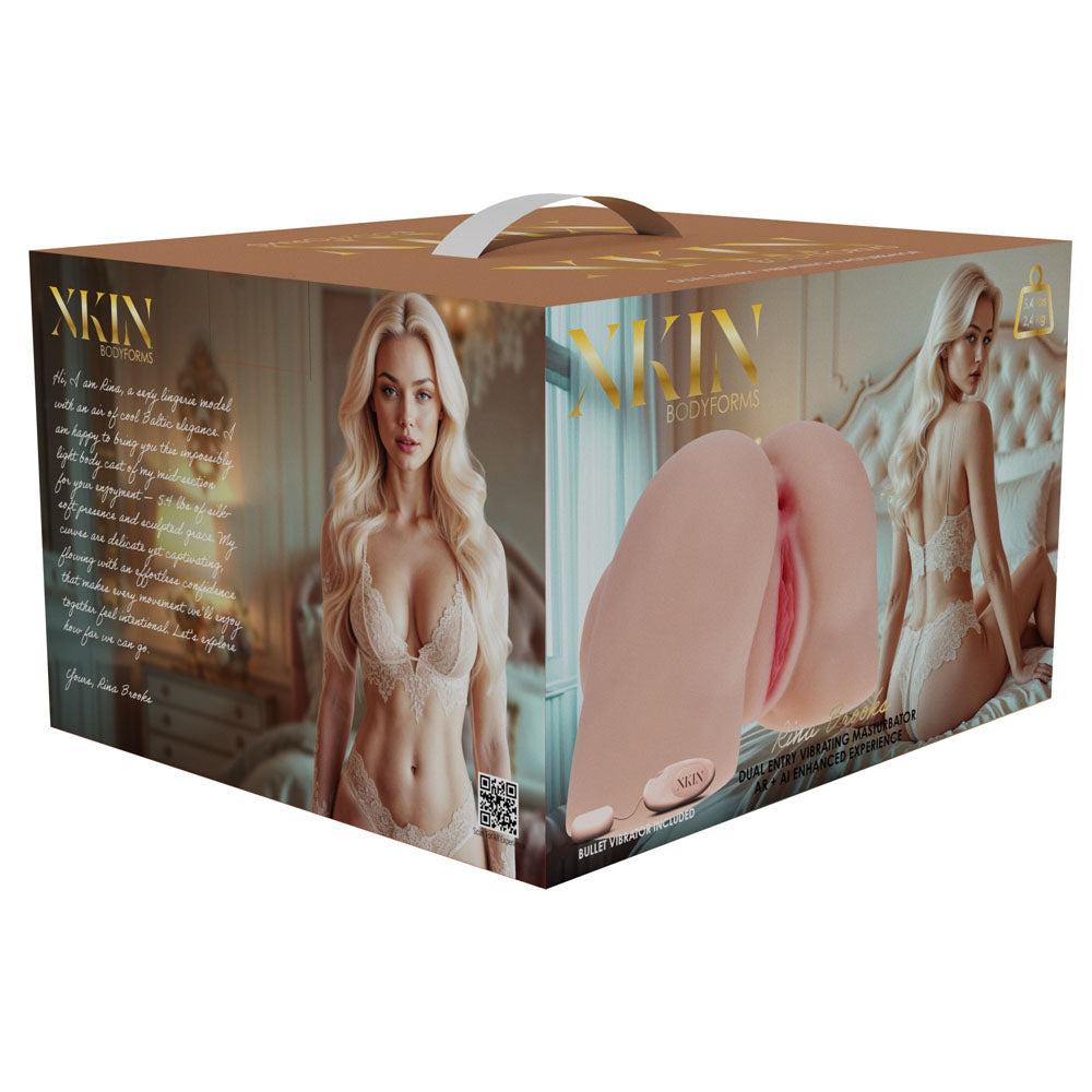 XKIN Bodyforms Rina Brooks - Flesh Doggy-Style Torso Masturbator Shots Toys