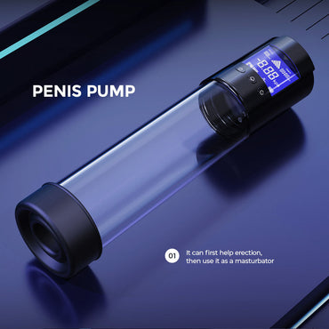 LuvPump Smart Penis Pump - Clear USB Rechargeable Automatic Penis Pump LuvPump