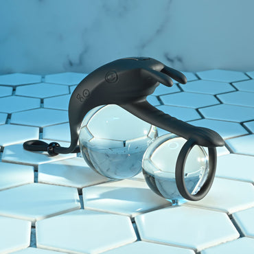 Zero Tolerance SADDLE UP - Black USB Rechargeable Vibrating Cock & Ball Rings Zero Tolerance