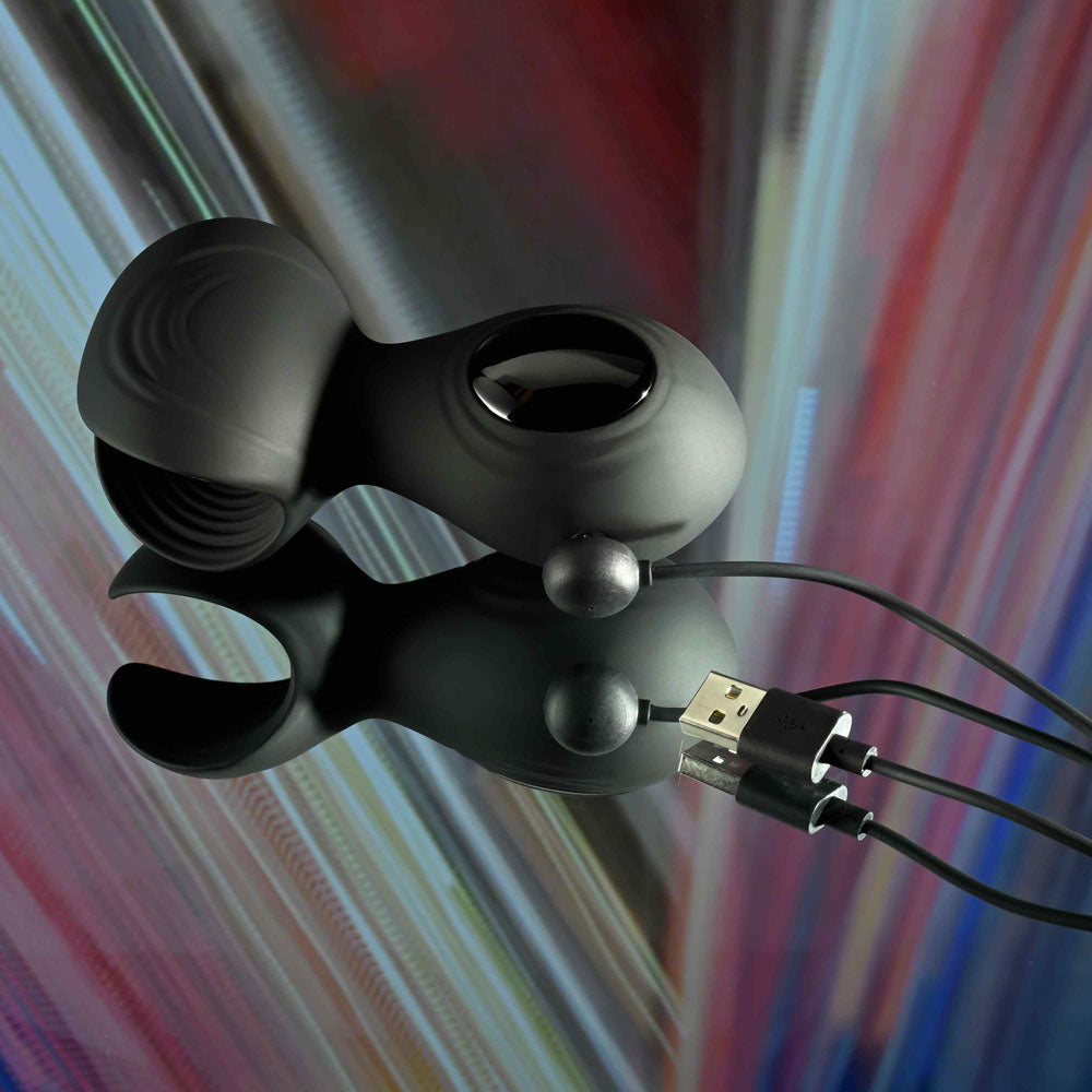 Zero Tolerance HANDY HELPER - Black USB Rechargeable Vibrating Stroker Zero Tolerance