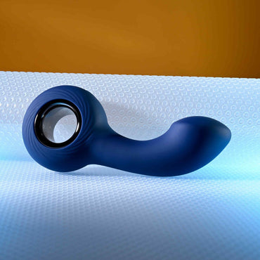 Zero Tolerance THE REACH - Blue 13.8 cm USB Rechargeable Vibrating Anal Plug Zero Tolerance