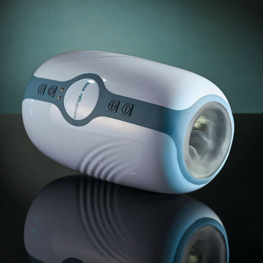 Zero Tolerance TOUCHDOWN - White 15 cm USB Rechargeable Vibrating & Tightening Stroker Zero Tolerance