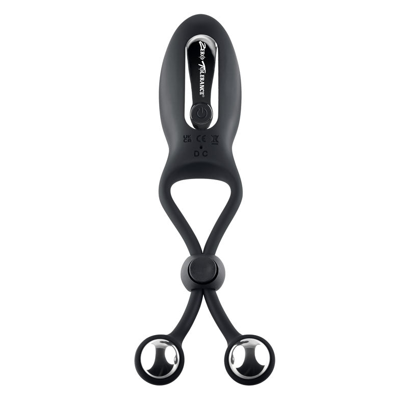 Zero Tolerance THE BIG BANG - Black USB Rechargeable Vibrating Lasso Cock Ring Zero Tolerance